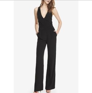 Express Wide Leg Halter Jumpsuit